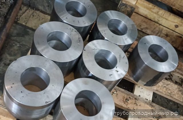 Заготовки под последующую сборку стальные: токарная обработка диаметра