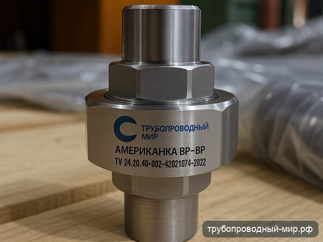 Американка ВР-ВР как готовое разъёмное резьбовое соединение