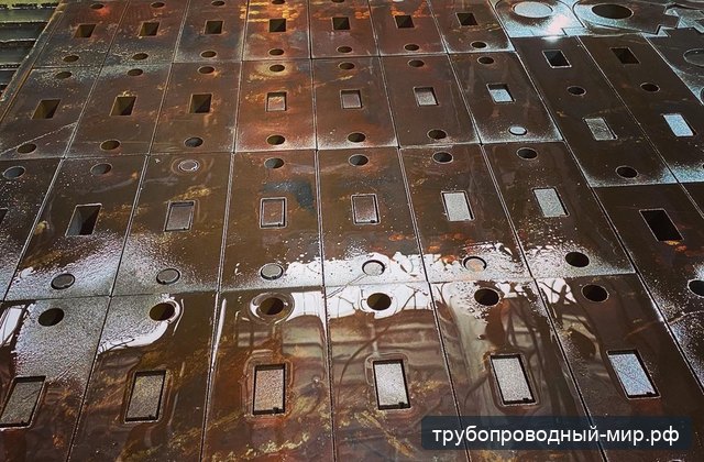 Листовая заготовка после резки