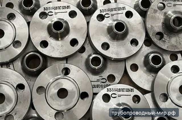 Партия фланцевых деталей с маркировкой