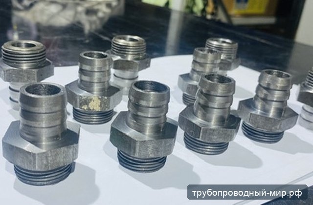 Резьбовые заготовки: токарная обработка и нарезание резьбы